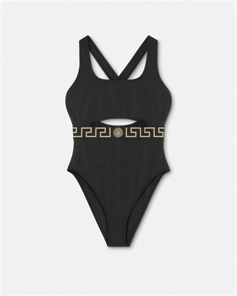 versace look bikini|versace greca one piece swimsuit.